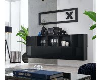 Showing image for Mini Wall Unit BLOX V Black Mini Wall Unit BLOX V Black Furniture, Furniture Wall Units, Modern Furniture Wall Units, Collection BLOX image