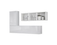 Showing image for Mini Wall Unit BLOX VI White Mini Wall Unit BLOX VI White Furniture, Furniture Wall Units, Modern Furniture Wall Units, Collection BLOX image
