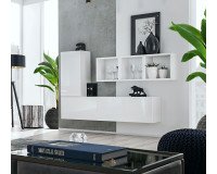 Showing image for Mini Wall Unit BLOX VI White Mini Wall Unit BLOX VI White Furniture, Furniture Wall Units, Modern Furniture Wall Units, Collection BLOX image