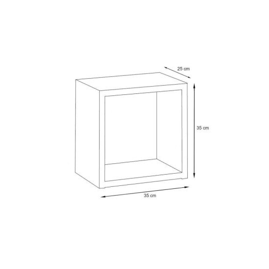 Showing image for Mini Wall Unit BLOX VI White Mini Wall Unit BLOX VI White Furniture, Furniture Wall Units, Modern Furniture Wall Units, Collection BLOX image