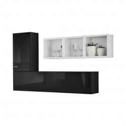 Mini Wall Unit BLOX VI Black/White