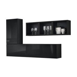 Mini Wall Unit BLOX VI Black