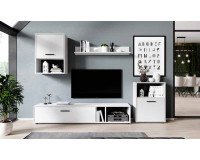 Showing image for Wall Unit HALO WHITE Wall Unit HALO WHITE Furniture, Living Room Furniture, Furniture Wall Units, Modern Furniture Wall Units image
