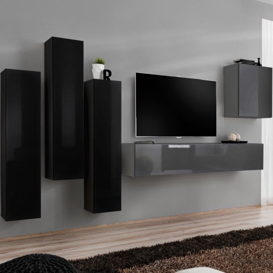 Показать изображение для Шкаф-пенал SWITCH SW 2 - Black Шкаф-пенал SWITCH SW 2 - Black