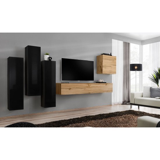 Показать изображение для Шкаф-пенал SWITCH SW 2 - Black Шкаф-пенал SWITCH SW 2 - Black