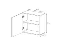 Showing image for Wall cabinet SWITCH SW 3 - Black Wall cabinet SWITCH SW 3 - Black Furniture, Showcases, Wall Shelves, Modern Living Room Showcases, Office Furniture, Collection SWITCH image
