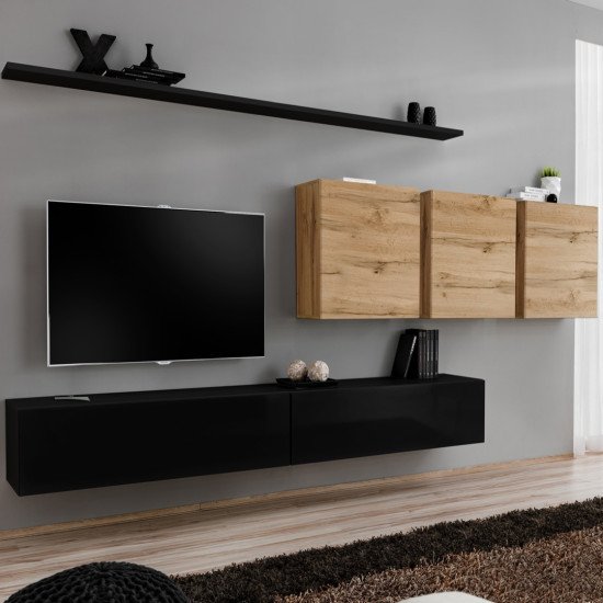 מזנון לטלוויזיה SWITCH TV 2 - Black מזנון לטלוויזיה SWITCH TV 2 - Black. ריהוט, שידות טלוויזיה, קונסולות, קולקציית SWITCH.