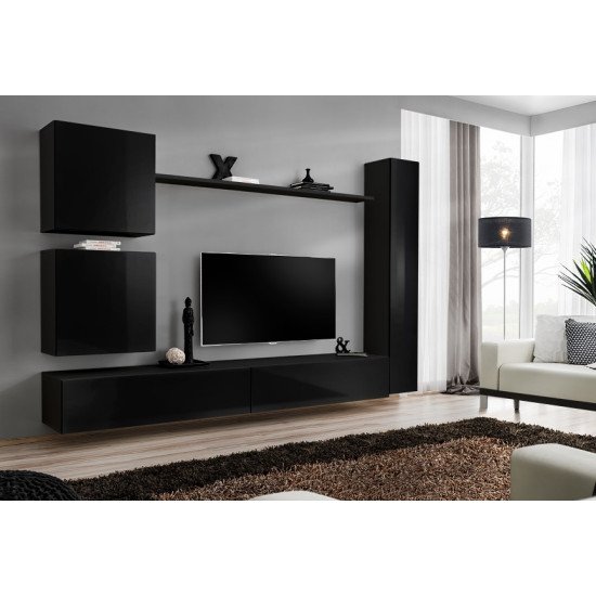 Показать картинку для Полка SWITCH PW1 - Black Полка SWITCH PW1 - Black Мебель, Полки, Коллекция SWITCH