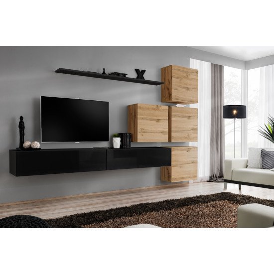 Показать картинку для Полка SWITCH PW1 - Black Полка SWITCH PW1 - Black Мебель, Полки, Коллекция SWITCH