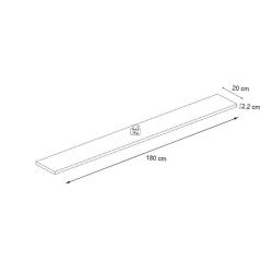 מדף קיר SWITCH PW1 - Wotan מדף קיר SWITCH PW1 - Wotan
