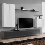 Стенка SWITCH II - White/Graphite