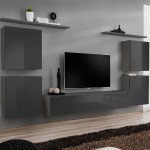 מזנון תלוי לסלון SWITCH IV - Graphite