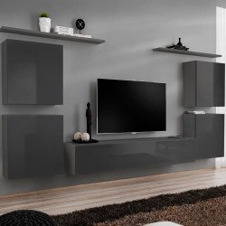 מזנון תלוי לסלון SWITCH IV - Graphite