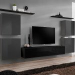 Wall unit SWITCH IV - Graphite/Black