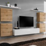 מזנון תלוי לסלון SWITCH IV - Wotan/White