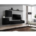 Wall unit SWITCH V - Black