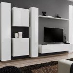 מזנון תלוי לסלון SWITCH VI - White