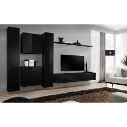 Wall unit SWITCH VI - Black