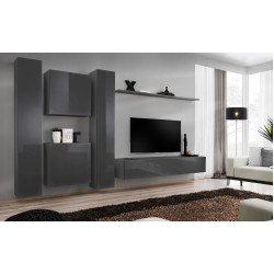 Wall unit SWITCH VI - Graphite