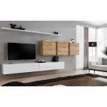 Wall unit SWITCH VII - White/Wotan