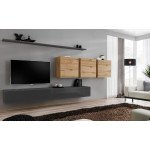 Wall unit SWITCH VII - Graphite/Wotan