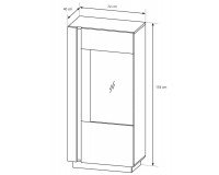 Showing image for Showcases ARCO (C72) Showcases ARCO (C72) Furniture, Modular Furniture, Showcases, Modern Living Room Showcases, ARCO ARTISAN, Collection ARCO image