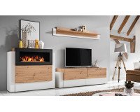 Showing image for wall unit QUEENS with bio fireplace wall unit QUEENS with bio fireplace image