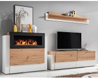 Showing image for wall unit QUEENS with bio fireplace wall unit QUEENS with bio fireplace image