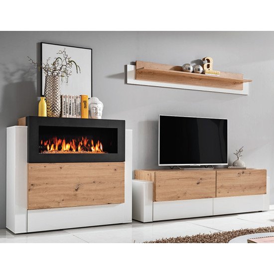 Showing image for wall unit QUEENS with bio fireplace wall unit QUEENS with bio fireplace image