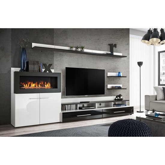 Showing image for wall unit CAMINO with bio fireplace wall unit CAMINO with bio fireplace image